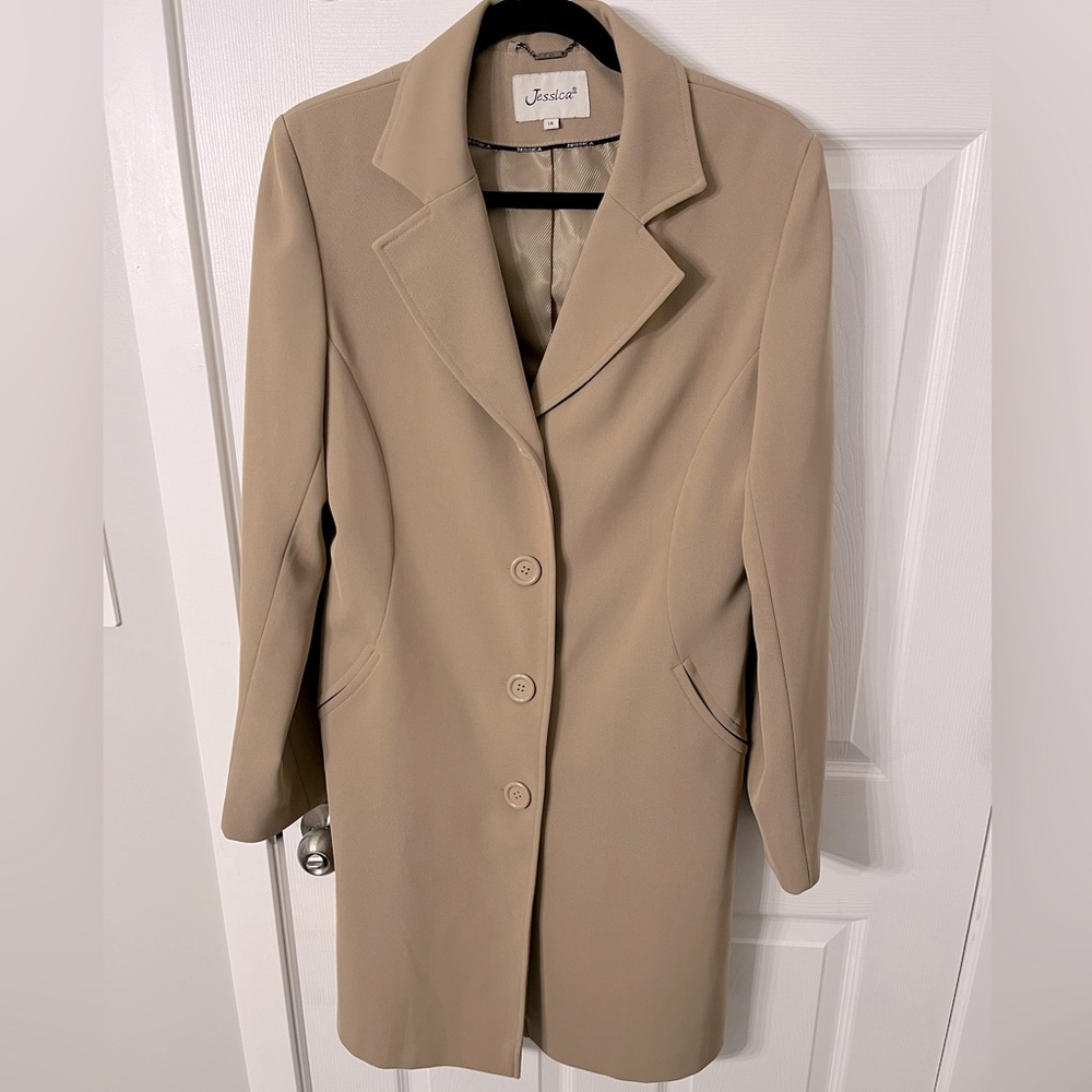 Vintage Lightweight Tan Car Coat